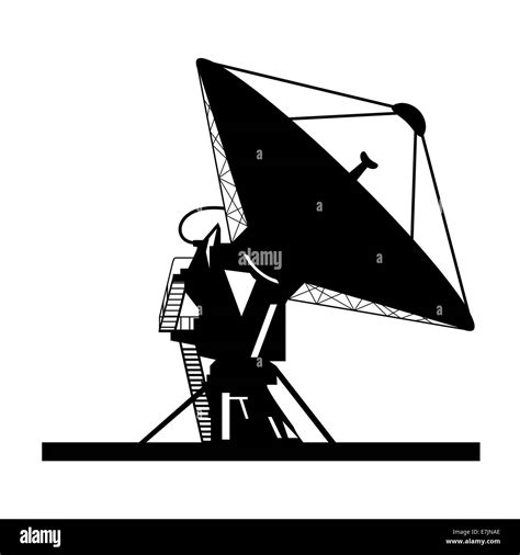 Television Satellite Silhouette Cut Out Stock Images And Pictures Alamy