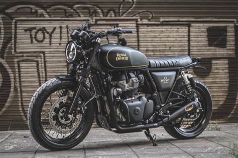 Custom Royal Enfield Interceptor 650 Looks Stealthy In Black Gold