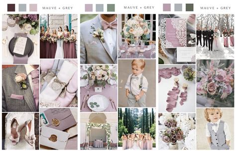 Top 8 Mauve and Grey Wedding Color Ideas 2024 | CFC