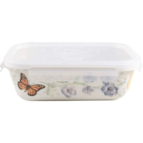 Butterfly Meadow Rectangular Serve Store Bowl Lid By Lenox Lenox