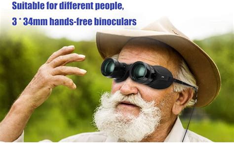 Professional Hands Free Binocular Glasses Compact For Fishing Bird