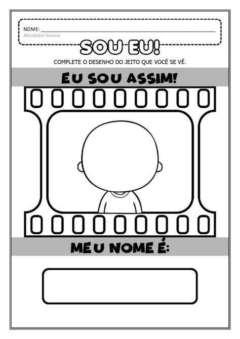 Projeto De Identidade Educa O Infantil Tudo Sobre Mim