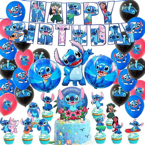 Buy Lilo And Stich Party Decorations Stich Birthday Party Supplies