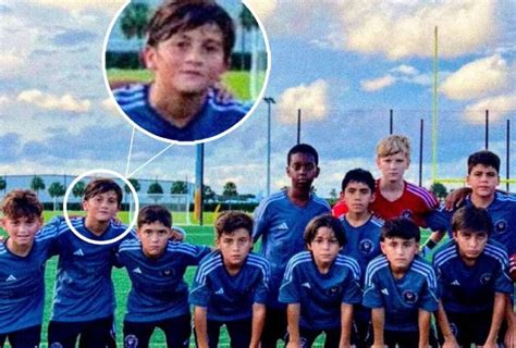 Thiago Messi debutó en las inferiores del Inter Miami Radio Tupambé