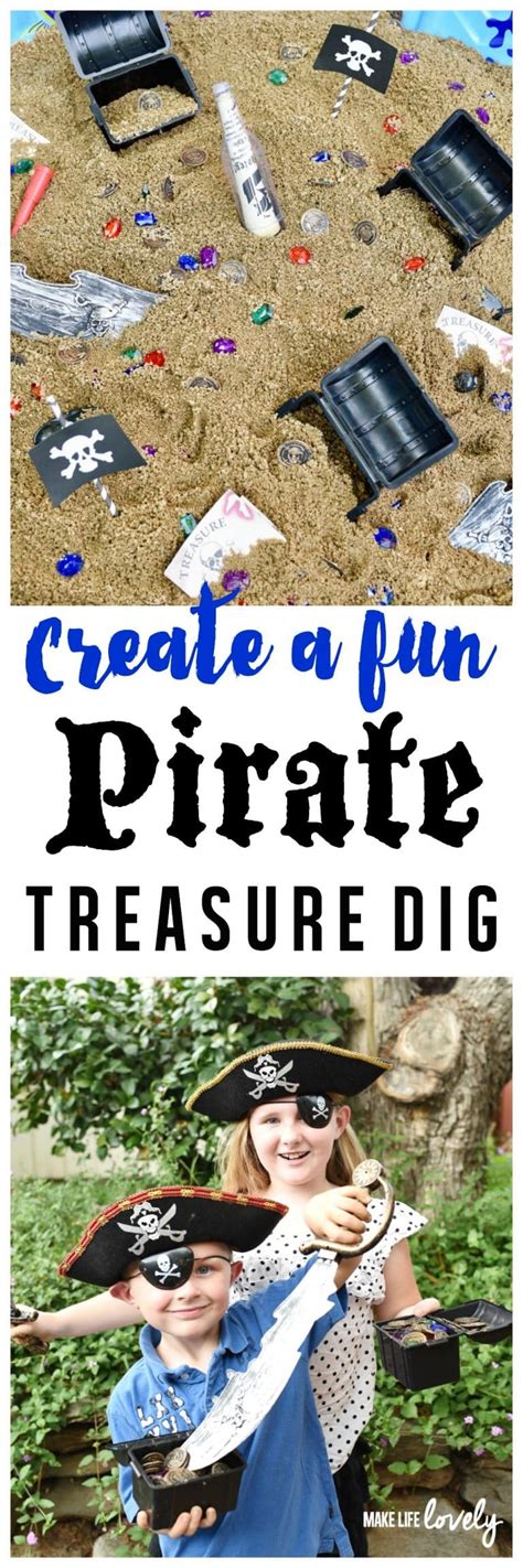 How to Create a Fun Pirate Treasure Dig! Let your kids dig for buried ...