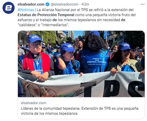 Tps Estatus De Protección Temporal Será Ampliado Por Eeuu