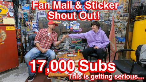 17000 Subscribers Fan Mail Appreciation And Sticker Shout Out Youtube