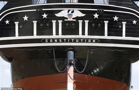 Newly Restored Uss Constitution Is Returning To The Water Daily Mail