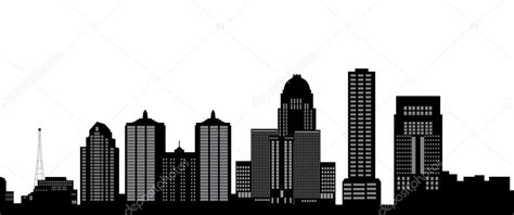 Louisville skyline — Stock Vector © compuinfoto #17699087