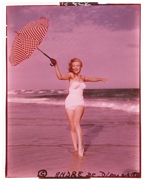 At Auction: MARILYN MONROE, Andre De Dienes Transparency