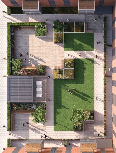 Podium Landscaping Courtyard Design Rooftop Terrace Design Rooftop