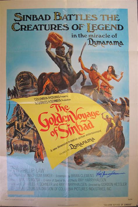 Bonhams Ray Harryhausen Three Signed Film Posters 3