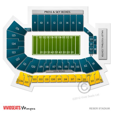 Reser Stadium Seating Chart - Templates Printable Free