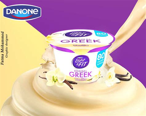 Unofficial product manipulation design (Danone yogurt) on Behance