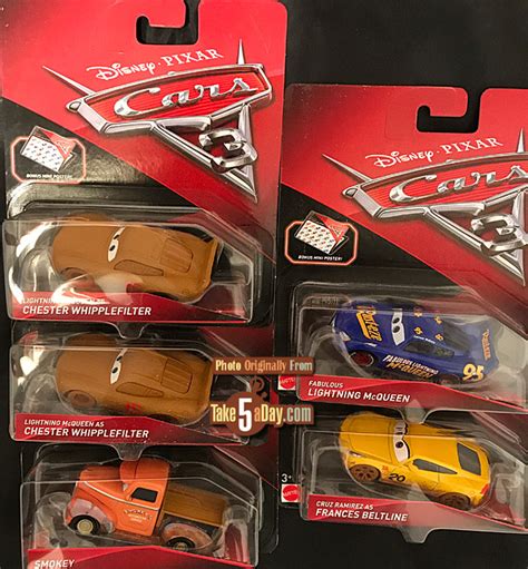 Take Five A Day Blog Archive Mattel Disney Pixar Cars 3 The Y Singles Case With Mini Posters