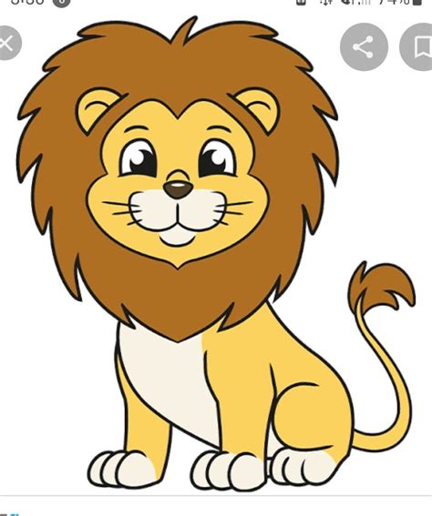 Pin By Christine On Arty Lion Cartoon Drawing Lion Drawing Simple