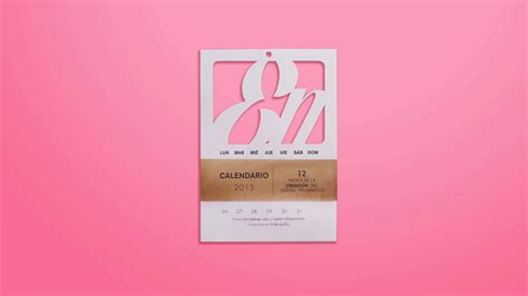 Typography Calendar on Behance