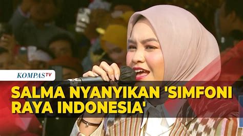 Memukau Penampilan Salma Salsabila Nyanyikan Simfoni Raya Indonesia