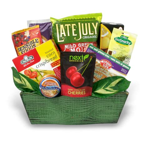 Healthy Organic Snack Gift Basket b1708 | Online Gift Delivery