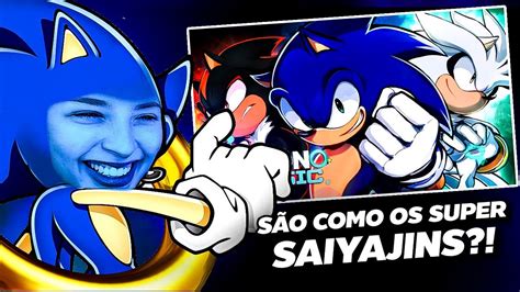 EU VIM FAZER UM ANÚNCIO REAGINDO ao Trio SSS Sonic SUPER