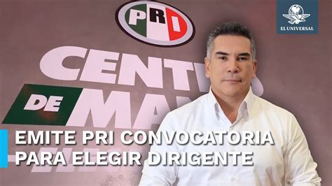 Pri Publica Convocatoria Para Renovar Dirigencia Alejandro Moreno