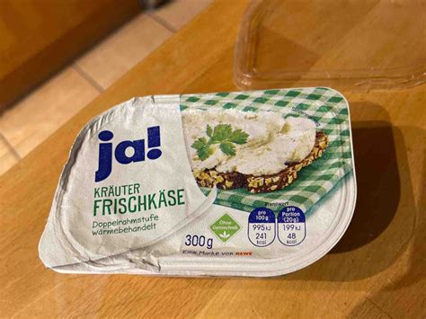 ja Kräuter Frischkäse Doppelrahmstufe Kalorien Neue Produkte Fddb