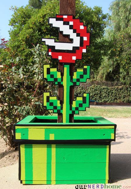 We Made This Super Mario 3 Piranha Plant For Our Backyard Geek Home