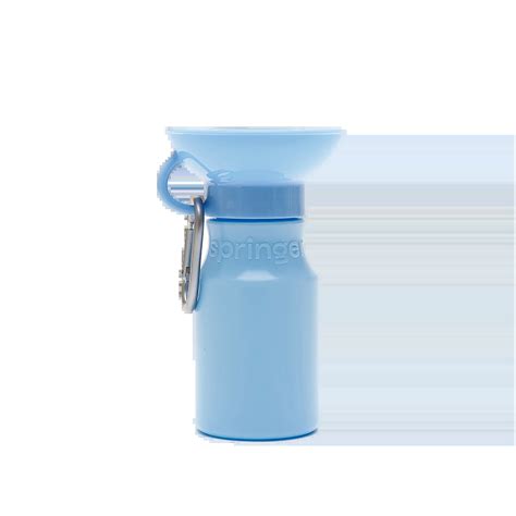 Springer Mini Travel Dog Water Bottle Sky B Baxterboo