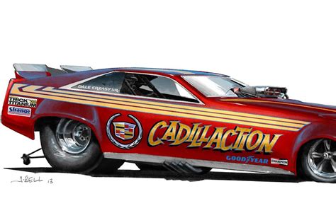 Rebel Dale Creasy Sr Unveils Old School Cadillac Cts Funny Car Dragzine