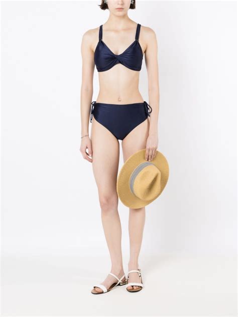 Lygia Nanny Marcela Two Piece Bikini Set In Blue ModeSens