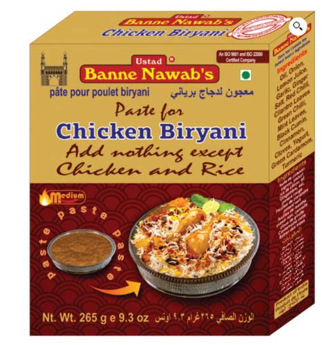 Chicken Biryani Masala Paste Shelf Life: 12 Months at Best Price in ...