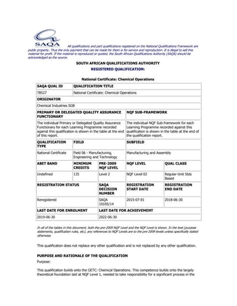 Nqf 2 South African Qualifications Association Pdf