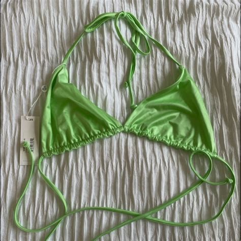 Frankies Bikinis Swim Frankies Bikinis Tia Top Honeydew Xl Nwt