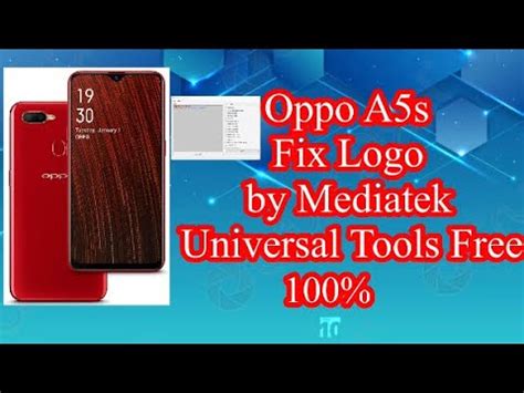 Oppo A S Fix Logo By Mediatek Universal Tools Free Youtube