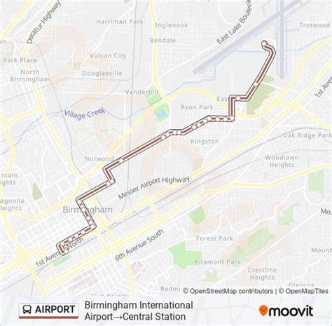 Ruta Airport Horarios Paradas Y Mapas Birmingham International