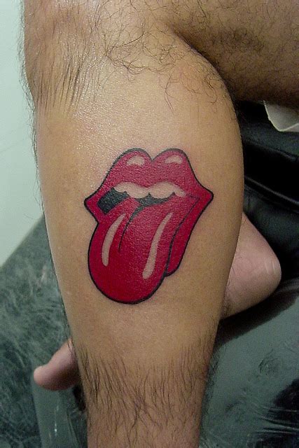 Espejismo Capataz Fracci N Tatuaje Lengua De Los Rolling Stones Tr Fico