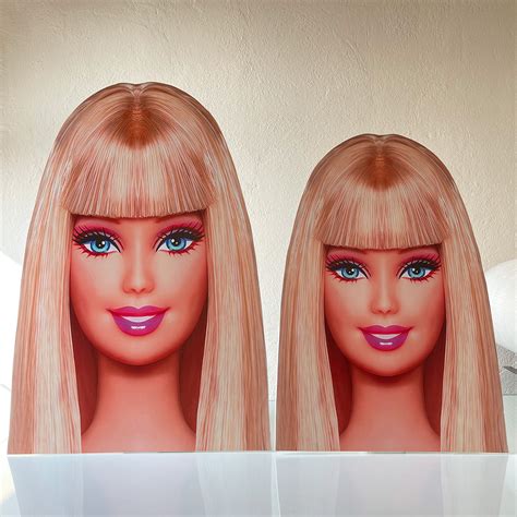 Barbie Face Birthday Party Props Barbie Doll Birthday Etsy UK