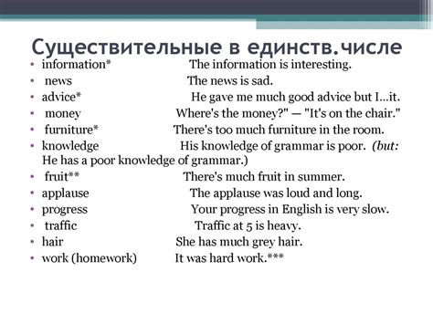 Имя существительное. The Noun - online presentation