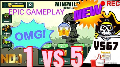 Epic Gameplay Mini Militia Vs Minimilitia Game Play Youtube