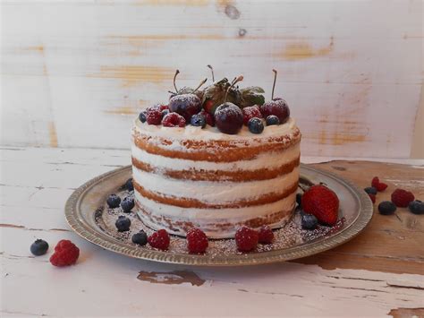 Naked Cake De Frutos Del Bosque Mi Mundo Pinkcake