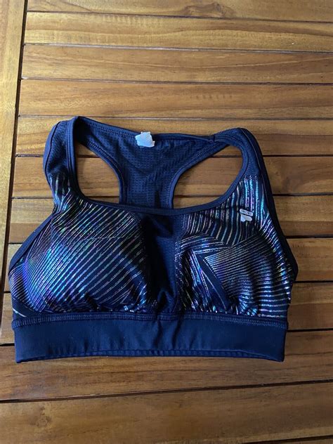 Fila Sport Performance Sports Bra Running Medium Impact Active Womens Xs Ebay