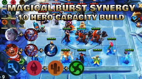 META SYNERGY 10 HEROES BUILD TOP GLOBAL MAGIC CHESS PLAYER Mobile