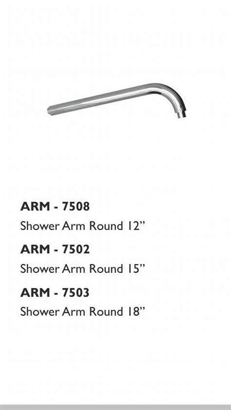 Flowcet Ss Overhead Shower Arm For Bathroom Showers At Rs 310 Piece In