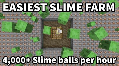 Slime Farm Schematic Easy Efficient Slime Farm Tutori