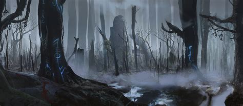 Haunted Forest Art