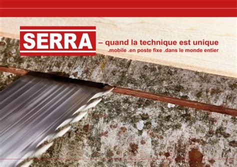 Tous Les Catalogues Et Fiches Techniques Pdf Serra Sawmills