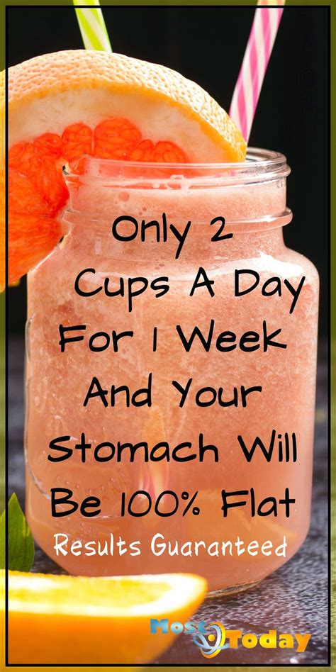 Only 2 Cups A Day For 1 Week And Your Stomach Will Be 100 Flat Results Guaranteed Beauty