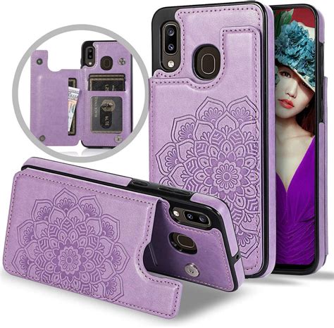 Samsung Galaxy A20 Case Walleta20 Phone Card Holder A30 Slim Etsy