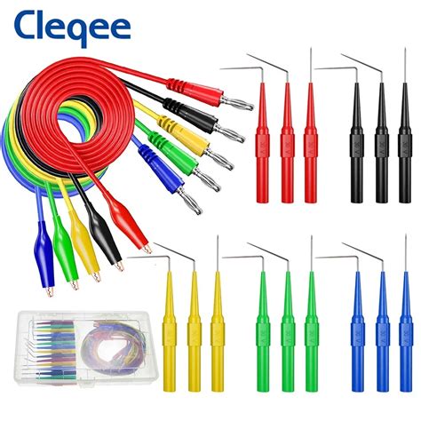 Cleqee P1920 Kit Di Sonde Posteriori Per Autoveicoli Spina A Banana Da