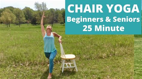 Chair Yoga Flow 25 Min Beginner Yoga Yoga For Seniors Gentle Yoga Youtube